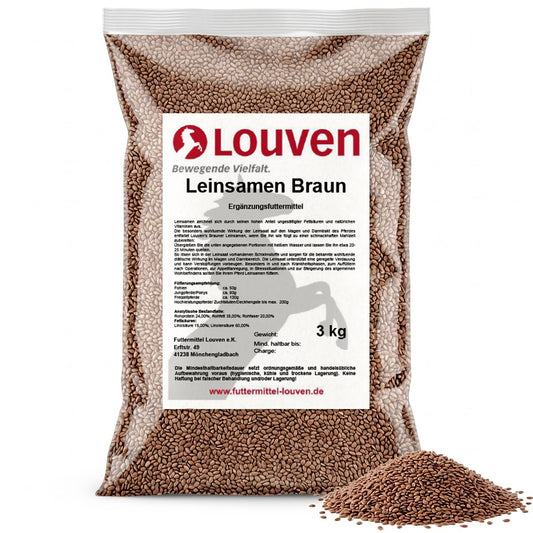 Louven Leinsaat 3kg braun