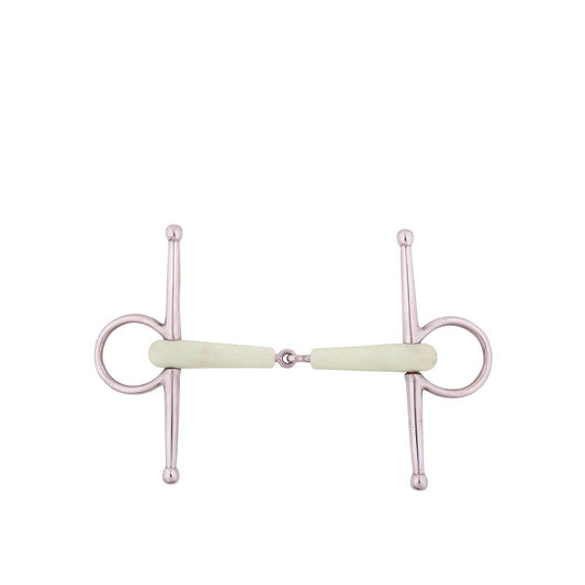BR einfach gebrochene Knebeltrense Apple Mouth 15 mm