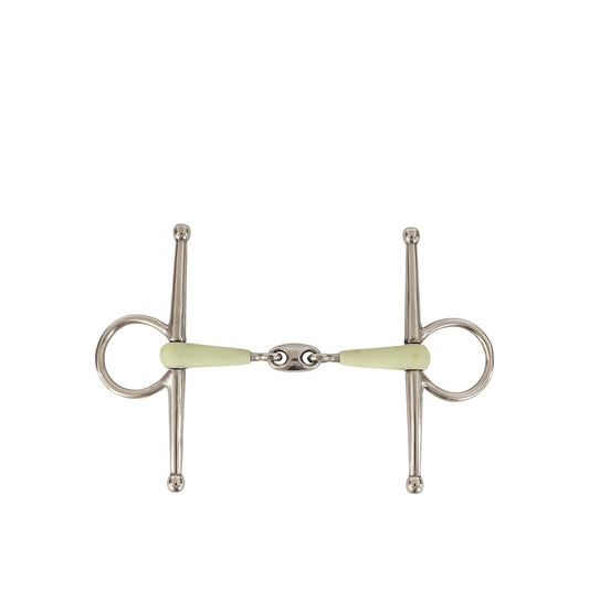 BR doppelt gebrochene Knebeltrense Apple Mouth 14 mm