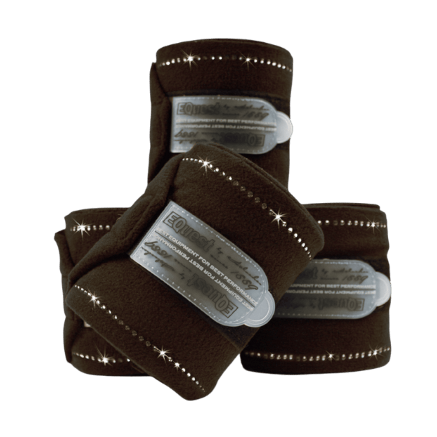 EQUEST Bandage Alpha Fleece Crystal | 4er Set