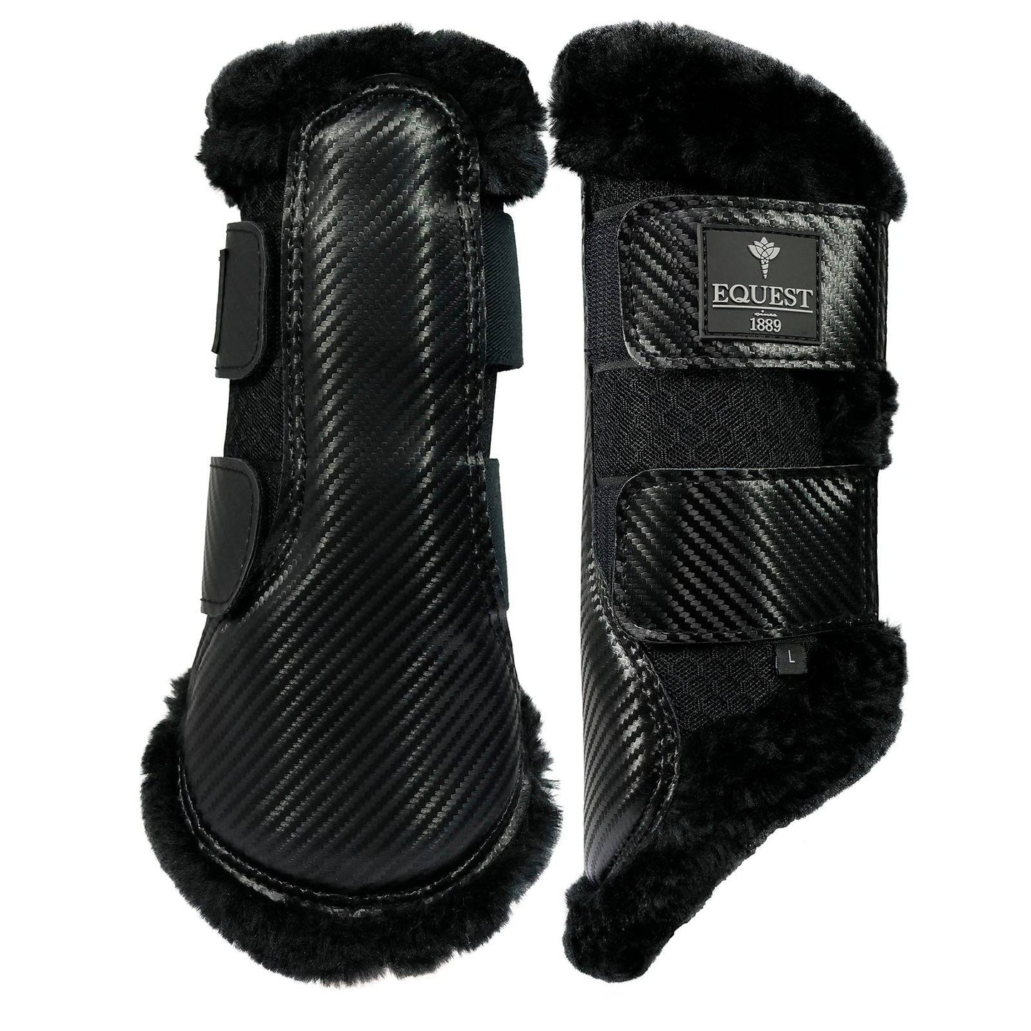 EQUEST Gamasche Air Flow Mesh Carbon | 2er Set