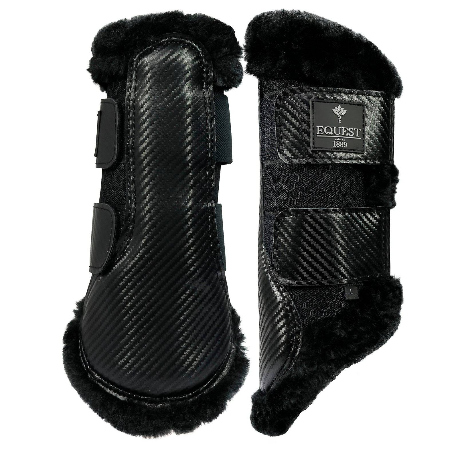 EQUEST Gamasche Air Flow Mesh Carbon | 2er Set
