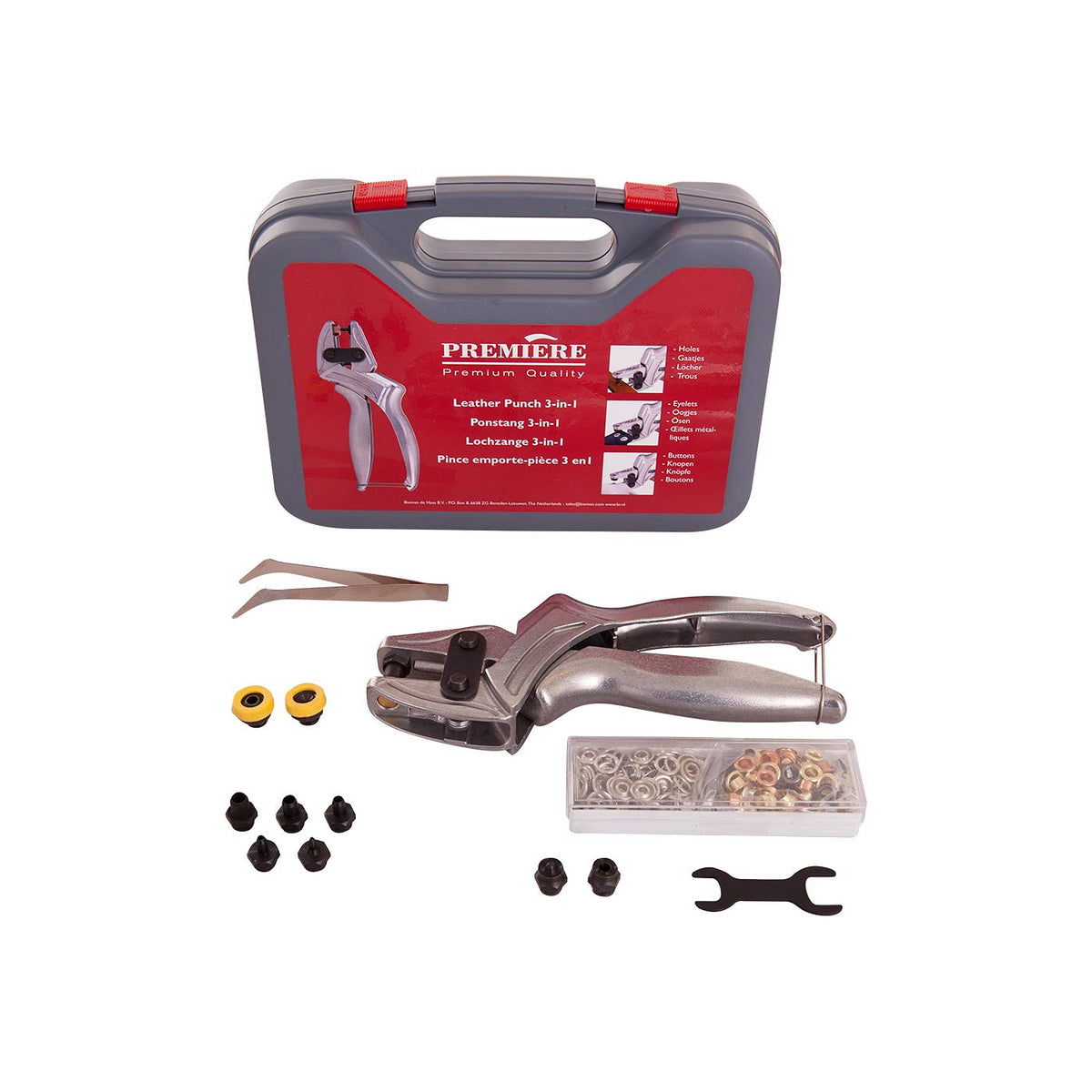 Premiere Lochzange 3-in-1