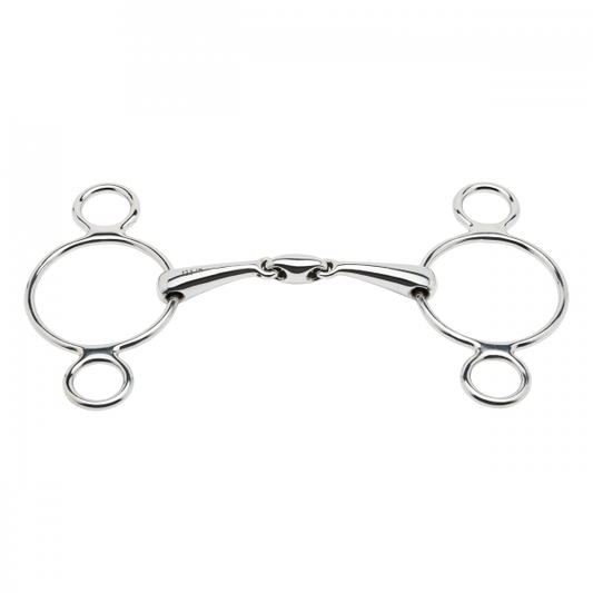 3-Ring-Wassertrense EDELSTAHL, 16 mm, doppelt gebrochen